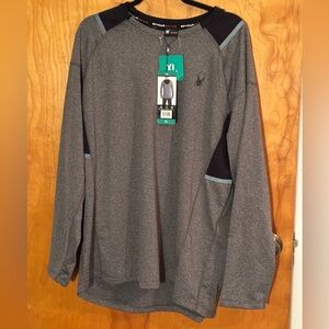 ✨Spyder Men's Charcoal and Black Long Sleeve Shirt NWT